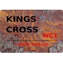 Schild "Kings Cross WC1 Steinoptik" 20 x 30 cm 