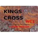 Schild "Kings Cross WC1 Steinoptik" 20 x 30 cm