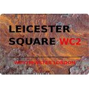 Schild "Leicester Square WC2 Steinoptik" 20 x...