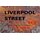 Schild "Liverpool Street EC3 Steinoptik" 20 x 30 cm 