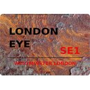 Schild "London Eye SE1 Steinoptik" 20 x 30 cm 