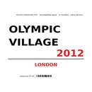 Schild "Olympic Village 2012 weiß" 20 x...