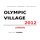 Schild "Olympic Village 2012 weiß" 20 x 30 cm 