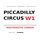 Schild "Piccadilly Circus W1 weiß" 20 x 30 cm