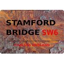 Schild "Stamford Bridge SW6 Steinoptik" 20 x 30...