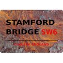 Schild "Stamford Bridge SW6 Steinoptik" 20 x 30 cm