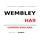 Schild "Wembley HA9 weiß" 20 x 30 cm 