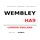Schild "Wembley HA9 weiß" 20 x 30 cm