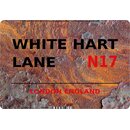 Schild "White Hart Lane N17 Steinoptik" 20 x 30...