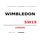 Schild "Wimbledon SW19 weiß" 20 x 30 cm