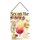 Schild Cocktailrezept "Sex on the Beach, Vodka" 20 x 30 cm Blechschild mit Kordel