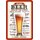 Schild Spruch "How to order a beer around the world, beer please" 20 x 30 cm 