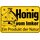 Schild Spruch "Honig vom Imker, ein Produkt der Natur" 20 x 30 cm