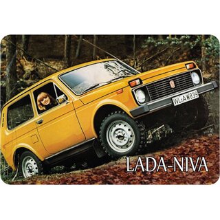 Schild Motiv "Lada-Niva" Auto 20 x 30 cm 