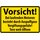 Schild Spruch "Vorsicht laufenden Motoren Vergiftungsgefahr" Gelb 20 x 30 cm 
