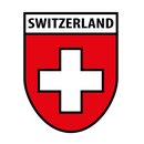 Schild Wappen "Switzerland" 20 x 30 cm