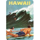 Schild Ort Hawaii Meer Wellen Surfen 20 x 30 cm 