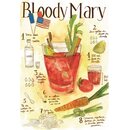 Schild Cocktailrezept "Bloody Mary, suco de...