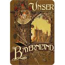 Schild Spruch "Unser Bayernland" Bayern 20 x 30 cm