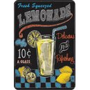 Schild Cocktailrezept "Fresh Squeezed Lemonade"...