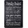 Schild Spruch "Family Rules, say please and thank you" Familie 20 x 30 cm