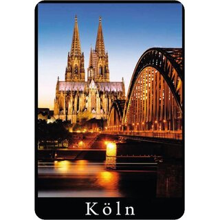 Schild Motiv "Köln" Stadt Dom 20 x 30 cm