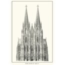 Schild Motiv "Der Dom zu Köln" 20 x 30 cm
