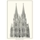 Schild Motiv "Der Dom zu Köln" 20 x 30 cm 