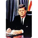 Schild Portrait "John F Kennedy" Präsident...