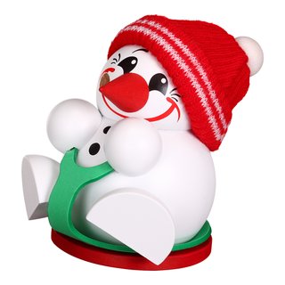 Kugelräucherfigur "Cool-Man mit Rutschbrettl" ca. 9 cm
