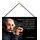 Schild Spruch "chaotischer Schreibtisch Denken, leer, Einstein" 20 x 30 cm Blechschild mit Kordel
