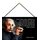 Schild Spruch "unendlich Universum menschliche Dummheit, Einstein" 20 x 30 cm Blechschild mit Kordel