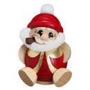 Kugelräucherfigur "Nikolaus" rot/gold ca....