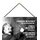 Schild Spruch "schwache starke intelligente Menschen" Einstein 20 x 30 cm Blechschild mit Kordel