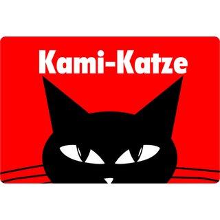 Schild Spruch "Kami Katze" 20 x 30 cm