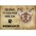 Schild Spruch "kein Heim Burma Katze" 20 x 30 cm