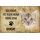Schild Spruch "kein Heim ohne Ocicat" 20 x 30 cm