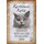 Schild Spruch "Karthäuser Katze, ruhig freundlich" 20 x 30 cm