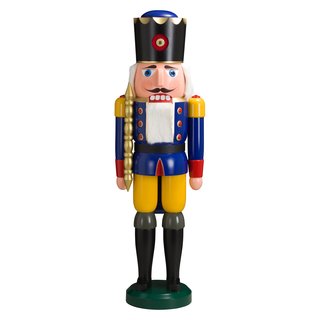 Nussknacker "König" Großfigur blau ca. 100 cm
