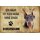 Schild Spruch "Haus kein Heim ohne Dobermann" Hund 20 x 30 cm
