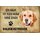 Schild Spruch "Haus kein Heim ohne Golden Retriever" Hund 20 x 30 cm 
