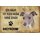 Schild Spruch "Haus kein Heim ohne Greyhound" Hund 20 x 30 cm 