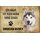 Schild Spruch "Haus kein Heim ohne Sibirian Husky" Hund 20 x 30 cm 