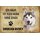 Schild Spruch "Haus kein Heim ohne Sibirian Husky" Hund 20 x 30 cm