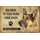 Schild Spruch "Haus kein Heim ohne Schäferhund" Hund 20 x 30 cm