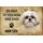 Schild Spruch "Haus kein Heim ohne Shi Tzu" Hund 20 x 30 cm