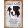 Schild Spruch "Border Collie, intelligent ausdauernd" Hund 20 x 30 cm 