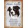 Schild Spruch "Border Collie, intelligent ausdauernd" Hund 20 x 30 cm