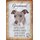 Schild Spruch "Greyhound, intelligent athletisch" Hund 20 x 30 cm 