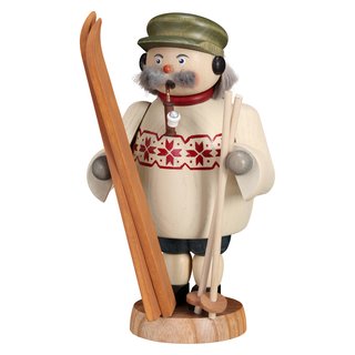 Räucherfigur "Skifahrer" ca. 19 cm